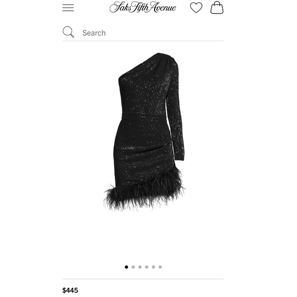 Lavish Alice: Feather-Trimmed Sequined Minidress (NWT) - Picture 3 of 17